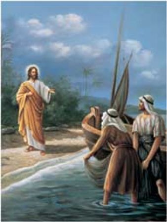 Alubild - Jesus und die Fischer