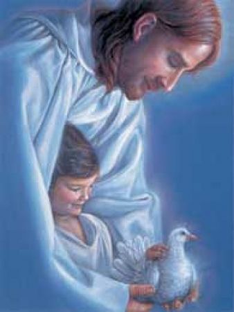 Alubild - Jesus mit Kind