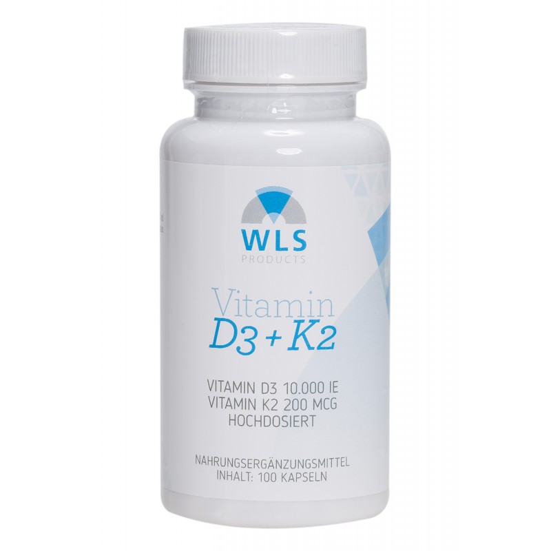 Vitamin D3 10.000+200mcg K2 100 Kps.